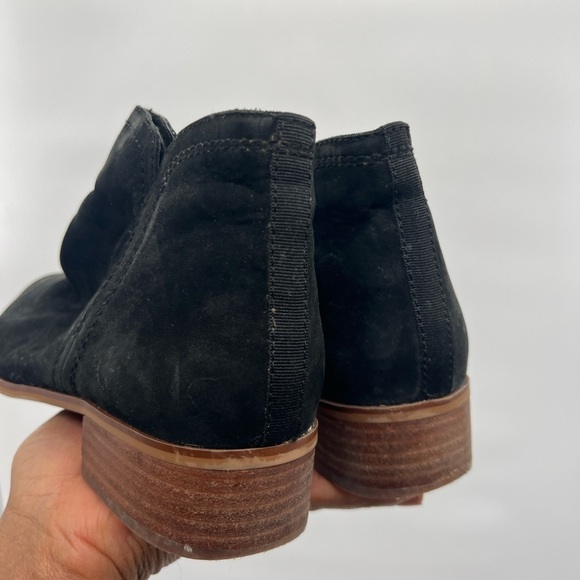 Aldo black faux leather pull on boots shoes size 10 - Picture 6 of 11